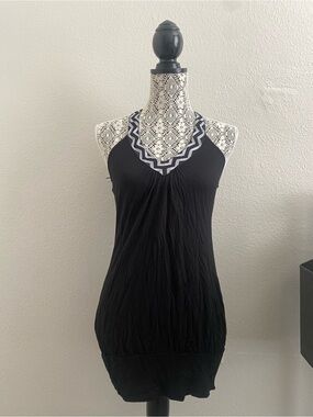 Charlotte Russe Black Sleeveless top